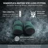 warreplica British WW1 Long Puttees  Military Leg Wraps for Soldiers  Authentic Dark Green 96 inch Wool PuttiesHistorical Reenactment Costume AccessoryAdjustable LengthOne Size Fits Most view 4