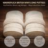 warreplica British WW1 Long Puttees,Leg wrap Putty Off White 96 inch Historical Reproduction Military Leg Wraps for WWII Uniform,Reenactment,Costume,or Collectors DisplayClassic Army Style Gaiters view 4