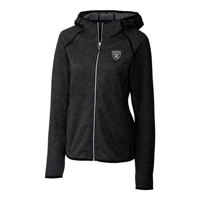 Cutter & Buck Women's Black Las Vegas Raiders Mainsail Full-Zip Jacket