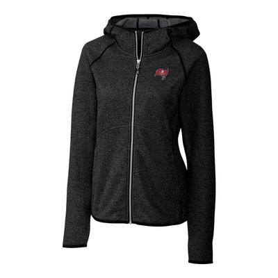Cutter & Buck Women's Black Tampa Bay Buccaneers Mainsail Full-Zip Jacket