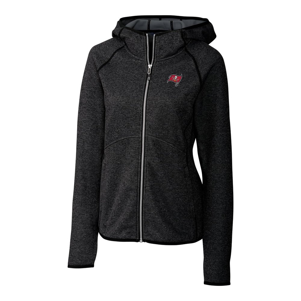 Cutter & Buck Women's Black Tampa Bay Buccaneers Mainsail Full-Zip Jacket