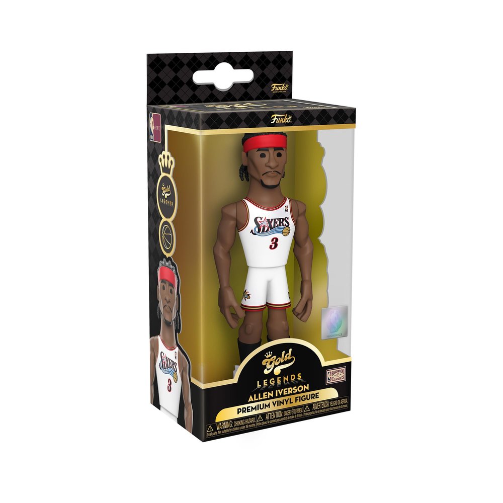 Funko Gold 5" NBA Legends: 76ers - Allen Iverson (Styles May Vary)