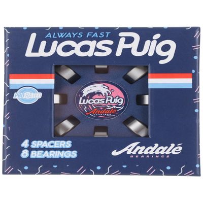 Andale Skateboard Bearings Lucas Puig Pro Rated Set of 8