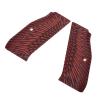 Guuun G10 Grips for CZ Shadow 2 Tactical CZ-75 Slim Palm Sunburst Texture - Red/Black view 3