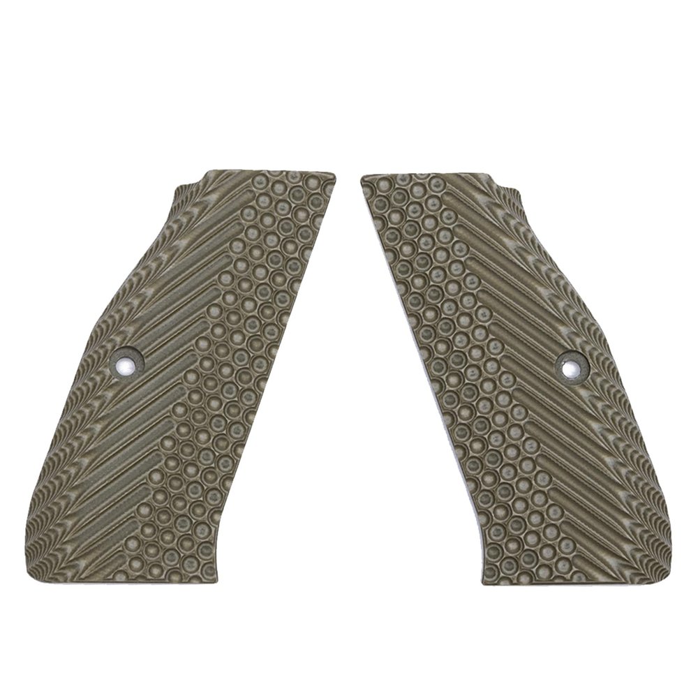 Guuun G10 Grips for CZ Shadow 2 Tactical CZ-75 Slim Palm OPS Tactical Texture - OD Green