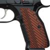 Guuun G10 Grips for CZ Shadow 2 Tactical CZ-75 Slim Palm OPS Tactical Texture - Orange/Black view 1