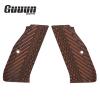Guuun G10 Grips for CZ Shadow 2 Tactical CZ-75 Slim Palm OPS Tactical Texture - Orange/Black view 2