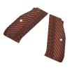Guuun G10 Grips for CZ Shadow 2 Tactical CZ-75 Slim Palm OPS Tactical Texture - Orange/Black view 3