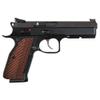 Guuun G10 Grips for CZ Shadow 2 Tactical CZ-75 Slim Palm OPS Tactical Texture - Orange/Black view 4