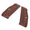 Guuun G10 Grips for CZ Shadow 2 Tactical CZ-75 Slim Palm Sunburst Texture - Orange/Black view 3