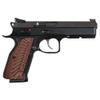 Guuun G10 Grips for CZ Shadow 2 Tactical CZ-75 Slim Palm Sunburst Texture - Orange/Black view 4