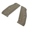 Guuun G10 Grips for CZ Shadow 2 Tactical CZ-75 Slim Palm Sunburst Texture - OD Green view 3