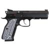 Guuun G10 Grips for CZ Shadow 2 Tactical CZ-75 Slim Palm Sunburst Texture - White/Black view 4