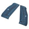 Guuun G10 Grips for CZ Shadow 2 Tactical CZ-75 Slim Palm Sunburst Texture - Blue/Black view 3