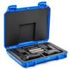 Evergreen 2 Pistol 4 Magazine Locking Discrete Compact Storage Protective Case - Travel Safe/Mil Spec/Waterproof/USA Made - for Pistol/Firearm Storage and Carry (Blue) view 1