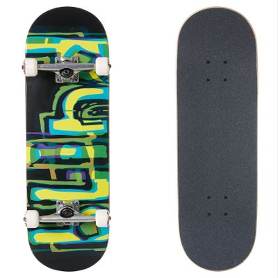 Blind Skateboard Complete Logo Glitch FP Green/Yellow 7.875"