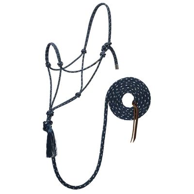 Silvertip No.95 Halter w/10ft Lead Navy/Silver