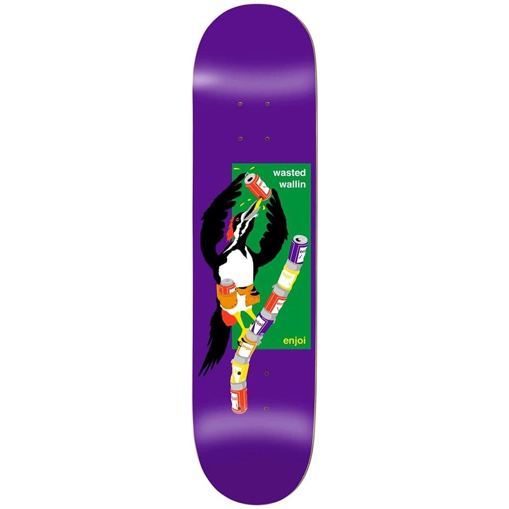 Enjoi Skateboard Deck Wallin Party Animal R7 8.0" x 31.6"