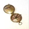 Vimal Nautical Antique Brass Compass Scout Compass Brass Flat Compass Pocket Compass Vintage Compass Lid Compass Gift view 3