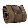 1844 Helko Werk Handmade Waxed Canvas Cowboy Bedroll - Camping Bed Roll with Leather Straps and Zipper - Waterproof Waxed Canvas Portable Bed - Packable Sleeping Bag (Bedroll Olive) #F8761O view 1
