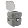 RecPro RV Toilet 5.8 Gallon Portable | Camping Compact Travel Toilet with Level Indicator | 12L Fresh Water Tank | 22L Waste Holding Tank view 1