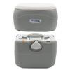RecPro RV Toilet 5.8 Gallon Portable | Camping Compact Travel Toilet with Level Indicator | 12L Fresh Water Tank | 22L Waste Holding Tank view 2