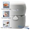 RecPro RV Toilet 5.8 Gallon Portable | Camping Compact Travel Toilet with Level Indicator | 12L Fresh Water Tank | 22L Waste Holding Tank view 4