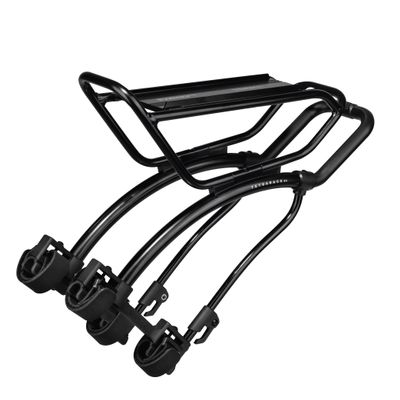 Topeak TetraRack R1 Front Bike Rack  Quick-Mount Adjustable for Road, Cross, Hybrid & Touring Bikes, QuickTrack System, 15 lb Load Capacity, Strap Mount Design