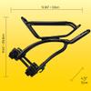 Topeak TetraRack R1 Front Bike Rack  Quick-Mount Adjustable for Road, Cross, Hybrid & Touring Bikes, QuickTrack System, 15 lb Load Capacity, Strap Mount Design view 2