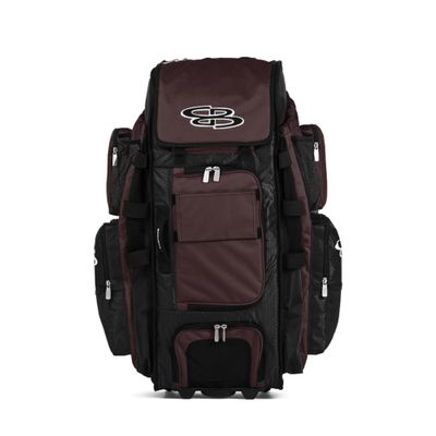 Boombah Rolling Superpack XL Solid Black/Maroon