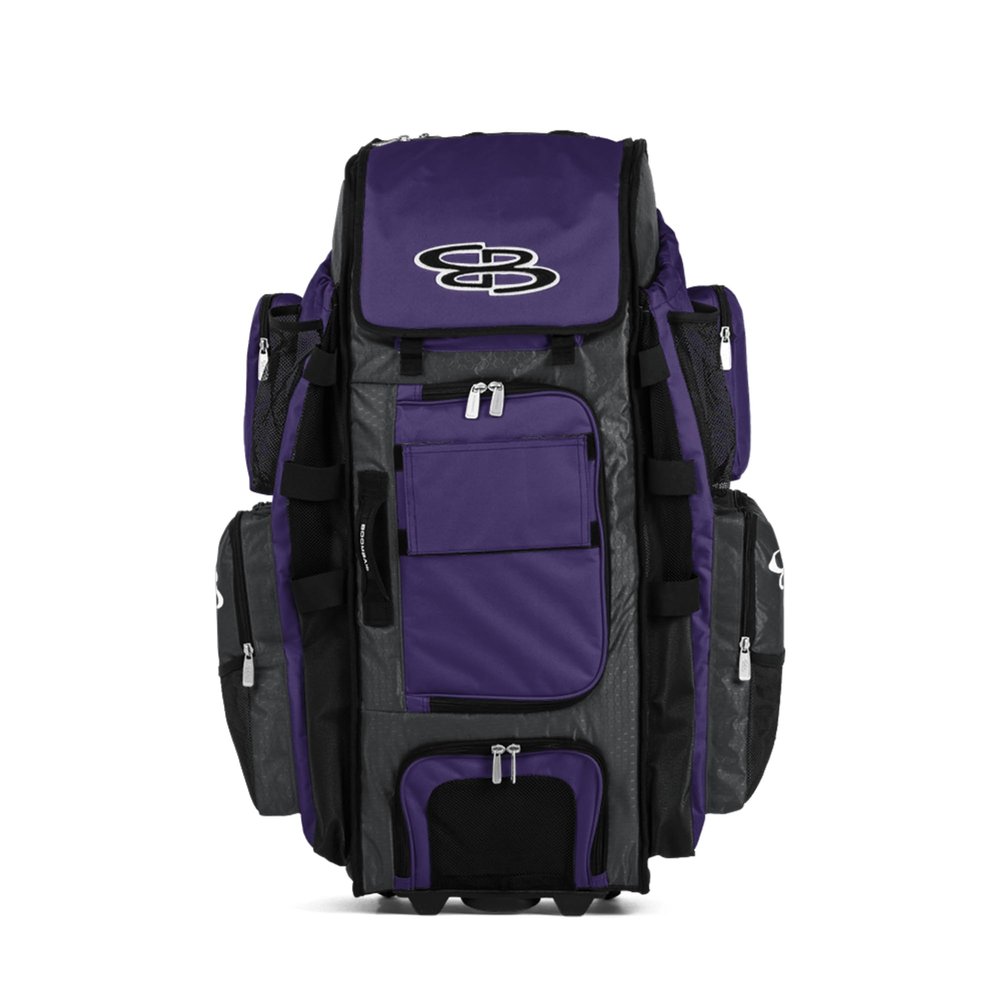 Boombah Rolling Superpack XL Solid Dark Charcoal/Purple