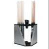 Playcraft MONACO 8 Cue Billiard Equipment Floor Rack, Black on Silver view 1