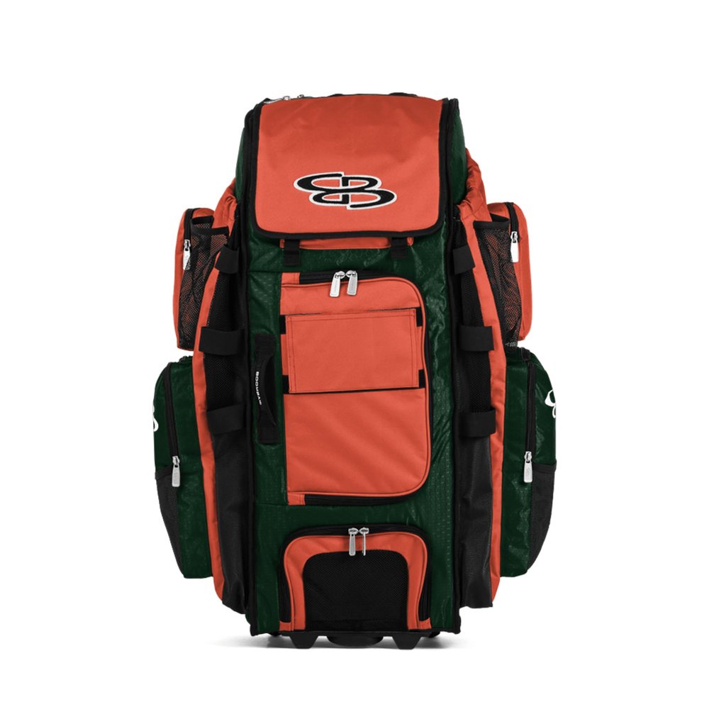Boombah Rolling Superpack XL Solid Dark Green/Orange