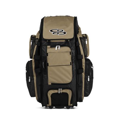 Boombah Rolling Superpack XL Solid Black/Vegas Gold