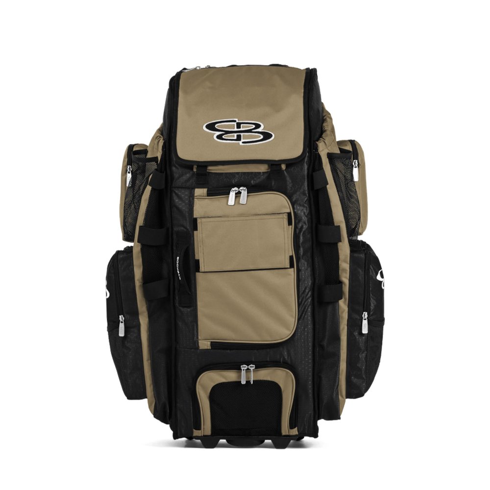 Boombah Rolling Superpack XL Solid Black/Vegas Gold