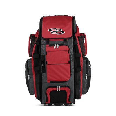 Boombah Rolling Superpack XL Solid Dark Charcoal/Red