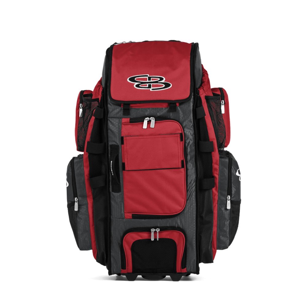 Boombah Rolling Superpack XL Solid Dark Charcoal/Red