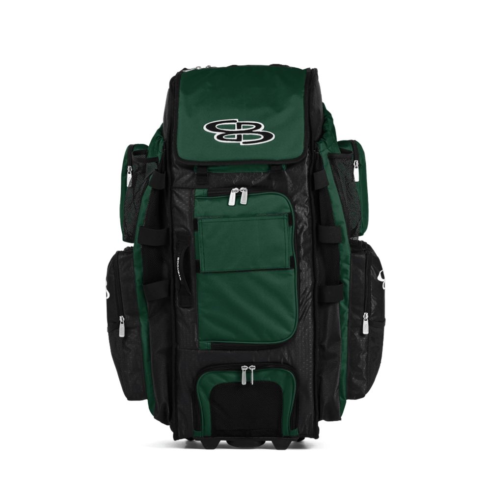 Boombah Rolling Superpack XL Solid Black/Dark Green