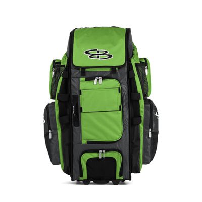 Boombah Rolling Superpack XL Solid Dark Charcoal/Lime Green