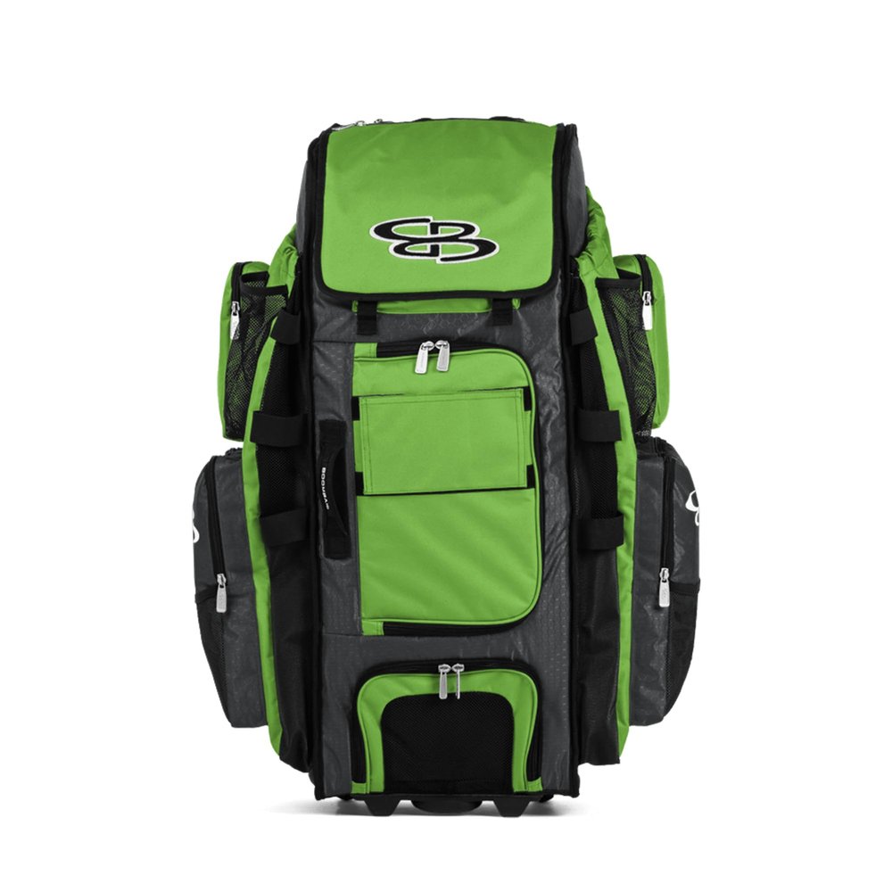 Boombah Rolling Superpack XL Solid Dark Charcoal/Lime Green