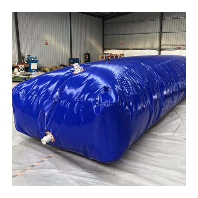 GDMING Cube Water Storage Bag, Portable Water Container with Faucet, Outdoor Drought Resistance Soft Collapsible Rain Barrel, Customizable (Color : Blue, Size : 350L/1x0.7x0.5m)