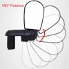 SJHY Bicycle Accessories Bike Rearview Mirror,360 Rotate Bicycle Cycling Road Mountain Bike Handlebar Wide Angle Rear View Mirrors Bike Parts (Color : 2pcs Black) view 2