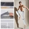 Muezna Men's Thermal Top and Bottom Set Underwear Long Johns Base Layer with Soft Fleece Lined White view 2