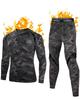 Muezna Men's Thermal Top and Bottom Set Underwear Long Johns Base Layer with Soft Fleece Lined Camouflage view 1