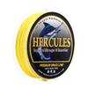 HERCULES Braided Fishing Line, Not Fade, 1094 Yards PE Lines, 4 Strands Multifilament Fish Line, 50lb Test for Saltwater and Freshwater, Abrasion Resistant, Yellow, 50lb, 1000m view 1