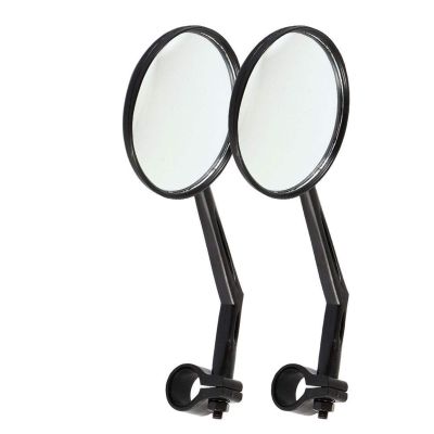 Bicycle Accessories 1PC Round Bicycle Rearview Handlebar Mirrors,Mountain Bike Cycling Rear View Mirror Wide Angle Convex Mirror Bike Parts (Size : 70mm)