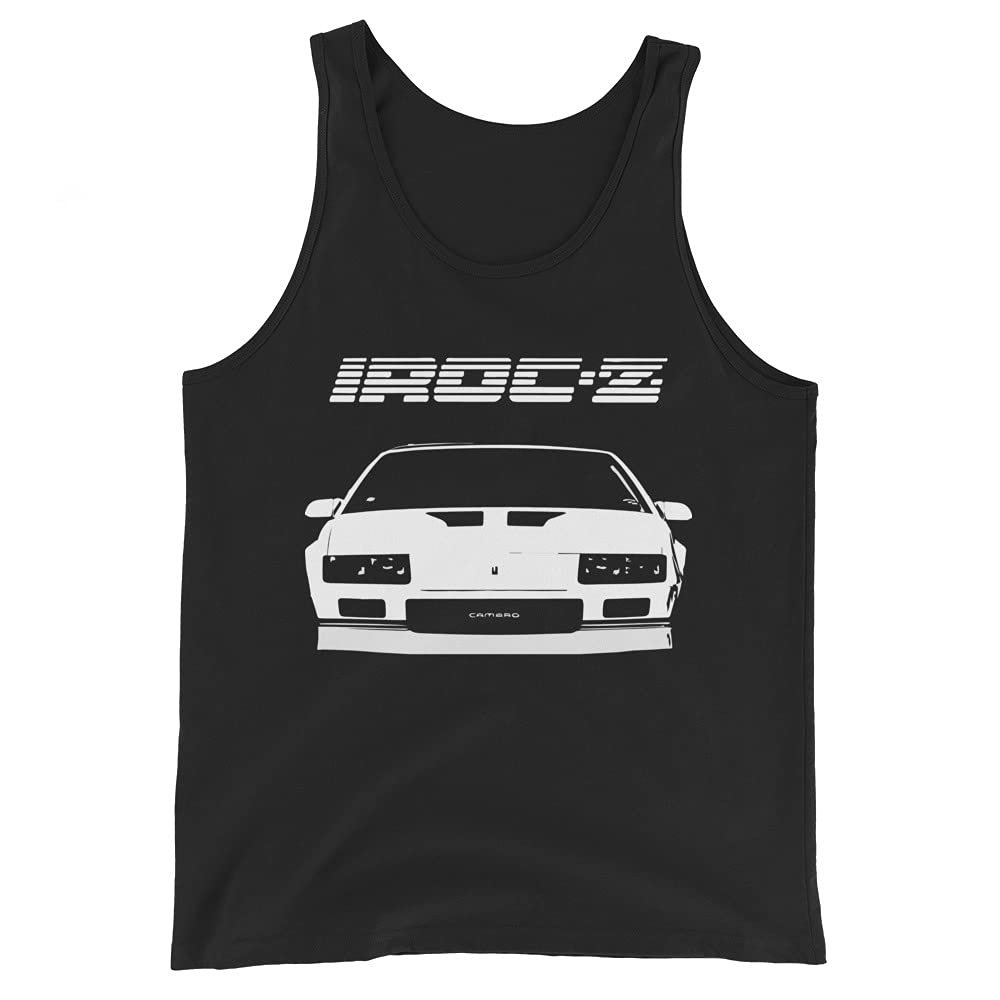 JG Infinite Retro 3rd Gen White Chevy Camaro IROC-Z Unisex Tank Top