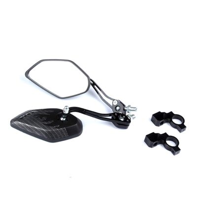 SJHY Bicycle Accessories Bicycle Bike Rear View Mirror Convex Reflector Mirror with Wide Angle Lens Bike Parts