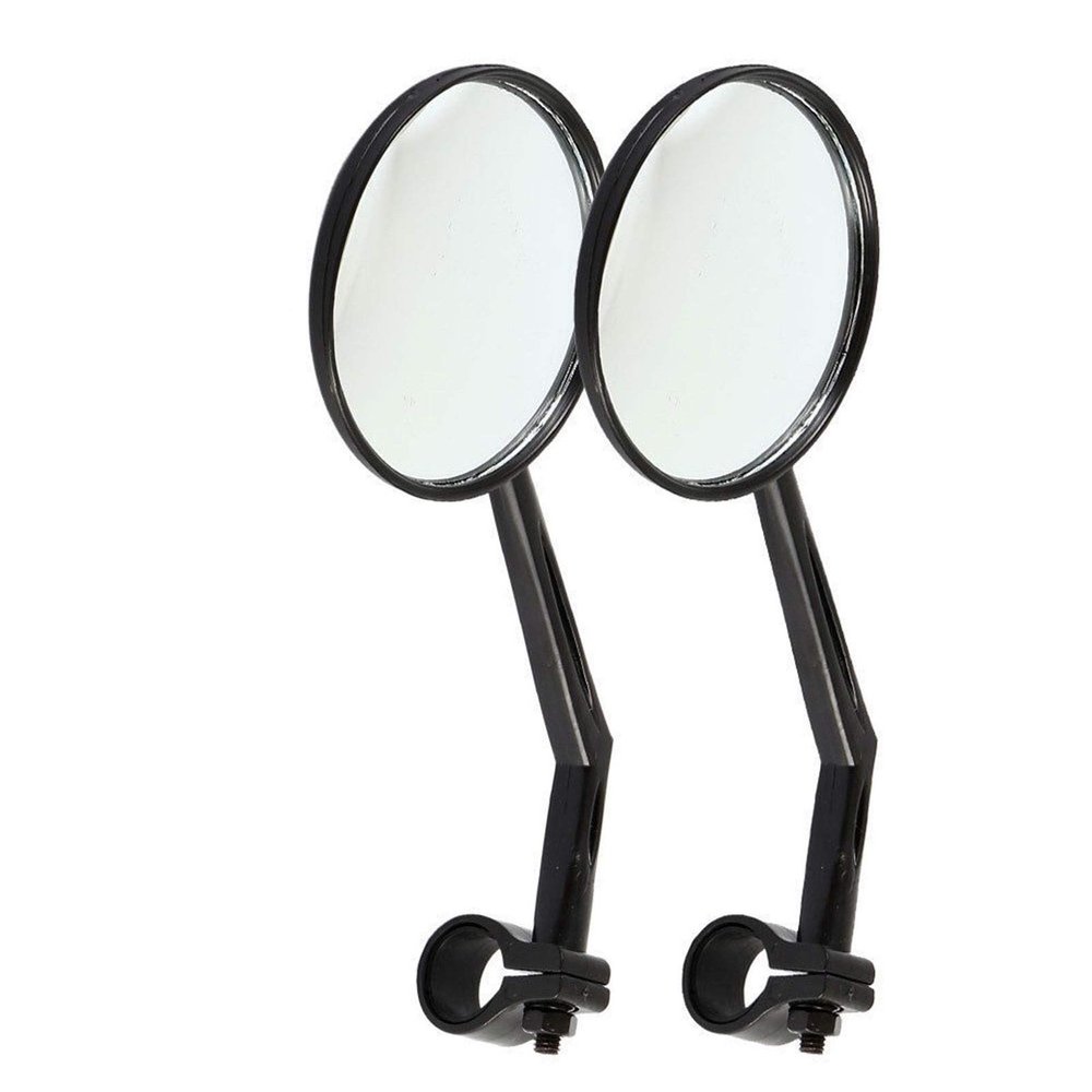 Bicycle Accessories 1PC Round Bicycle Rearview Handlebar Mirrors,Mountain Bike Cycling Rear View Mirror Wide Angle Convex Mirror Bike Parts (Size : 51mm)