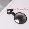 Bicycle Accessories 1PC Round Bicycle Rearview Handlebar Mirrors,Mountain Bike Cycling Rear View Mirror Wide Angle Convex Mirror Bike Parts (Size : 51mm) view 3